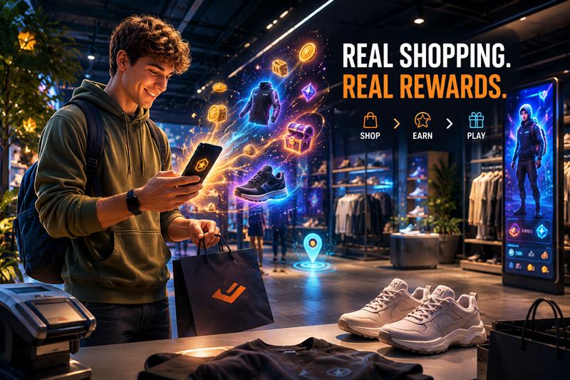 Illustration zum Thema Retail Gaming im Einzelhandel